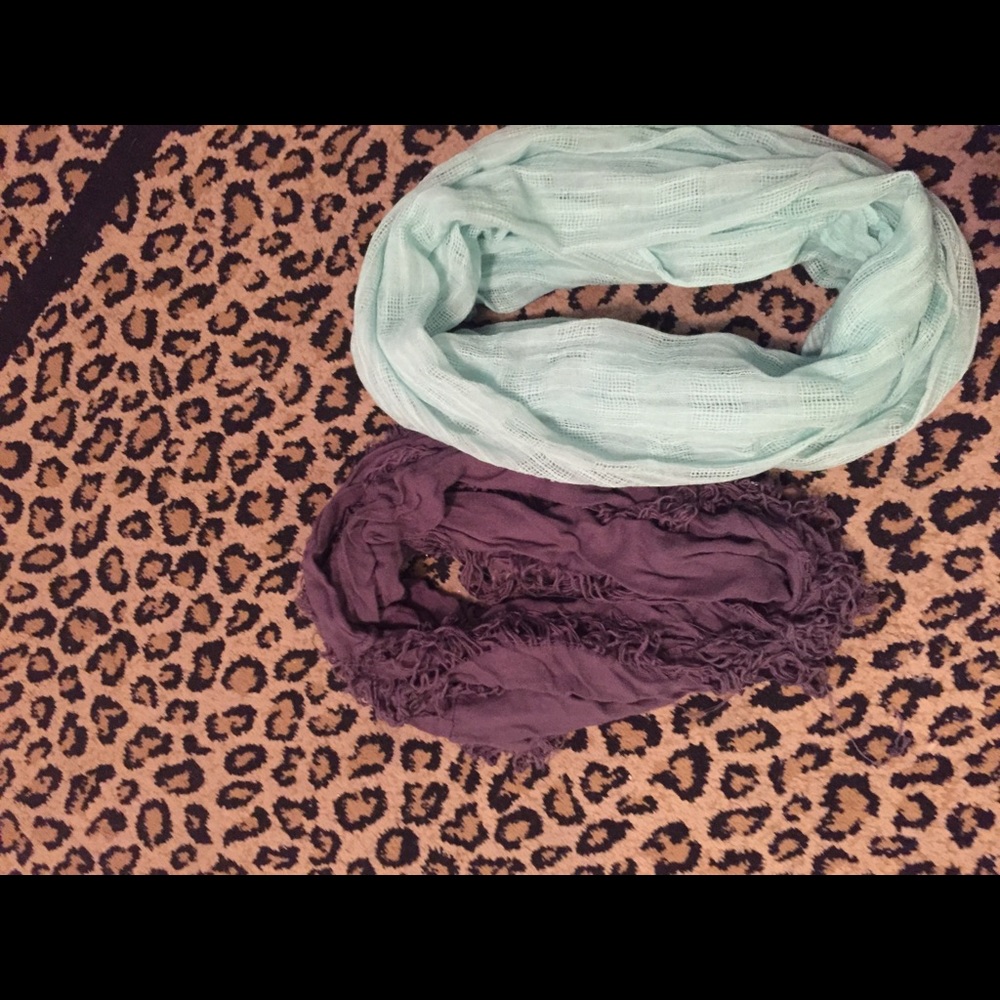 Two infinity scarfs